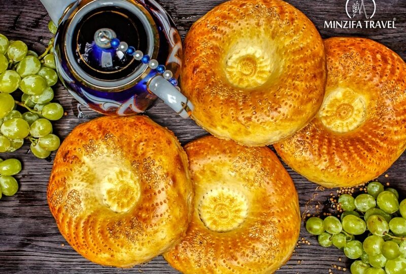 The national bread of Uzbekistan