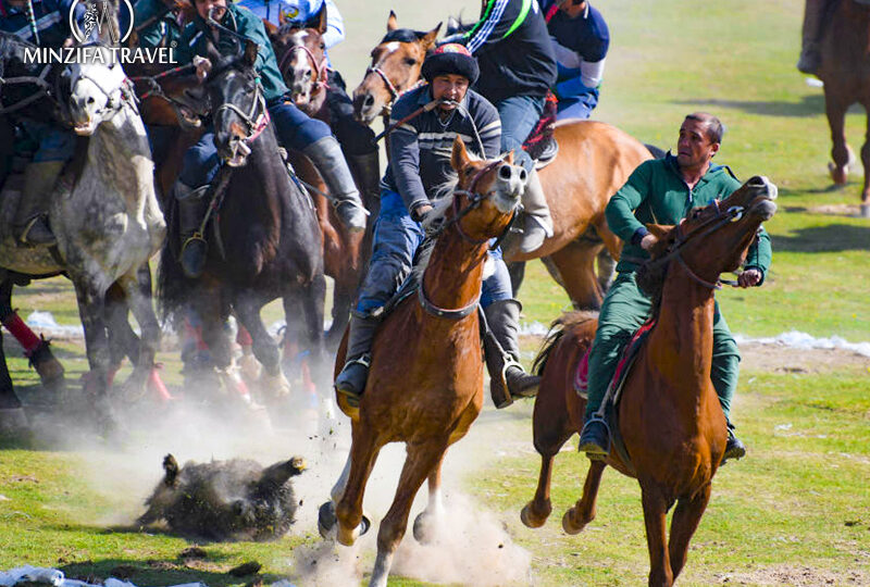 Folk games in Uzbekistan - Kupkari