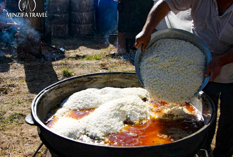 Morning pilaf is one of the old and obligatory Uzbek rituals